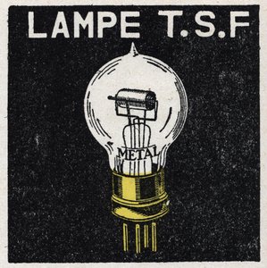 The T.S.F.: T.S.F. lampa Anonymní ilustrace z roku 1925. Soukromá sbírka. od Anonymous Anonymous