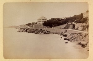 Město Marseille a jeho okolí cca 1885-1890: La route de la Corniche, soukromá sbírka od Anonymous Anonymous