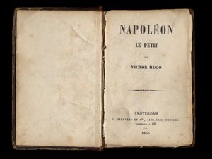 Titulní strana „“Napoleon Malý“, politická brožura Victora Huga o Louis-Napoleon Bonaparte (Napoleon III). 1855. od Anonymous Anonymous