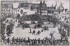 Turnaj v době Jindřicha I. Ptáčníka (938) (Henri I. de Saxe ou de Germanie, dit Henri l