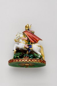 Spojené království - Řád podvazku: Grand George - Reverse - Konec 18. století - Zlato a Emaux - V 4,7 cm; Š 4 cm; Hmotnost: 48 g - Soukromý odběr od Anonymous Anonymous