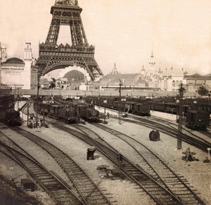 Univerzální výstava roku 1900 - Výstava Universelle de 1900 v Paříži: Stanice Champs de Mars - soukromá sbírka od Anonymous Anonymous