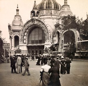 Univerzální výstava 1900 - Výstava Universelle de 1900 v Paříži: Palais de la Metallurgie - soukromá sbírka od Anonymous Anonymous