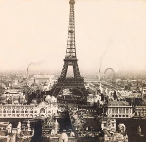 Univerzální výstava 1900 - Expozice Universelle de 1900 v Paříži: Panoramatický pohled na Champs de Mars - soukromá sbírka od Anonymous Anonymous