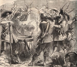 Třicetiletá válka: obléhání Saint-Jean-de-Losne (Saint Jean de Losne) 2. listopadu od Anonymous Anonymous