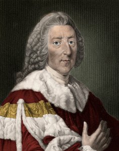 William Pitt starší (1708-1778), anglický státník - William Pitt starší 1. hrabě z Chathamu od Anonymous Anonymous