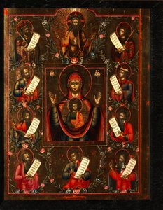Panna Maria Kurská, počátek 19. století. od Anonymous Russian icon painter