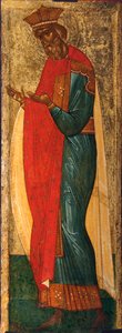 Svatý Vladimír z Kyjeva, počátek 15. století. od Anonymous Russian icon painter