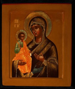 Tříruká Matka Boží, počátek 20. století. od Anonymous Russian icon painter