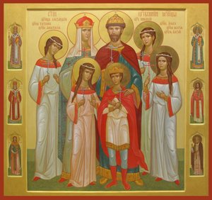 Zabitá rodina cara Nicholase II, 2004-2007 od Anonymous Russian icon painter