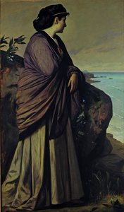 Na mořském pobřeží Moderní Ifigenie, 1875 od Anselm Feuerbach