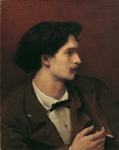 Selbstbildnis mit Zigarette   1348519   cs       czech Successfully Translated  Original: This protest was stifled by the noise of private conversations from Scenes from the..., ca. 1837-47. Translat: This protest was stifled by the noise of private conver od Anselm Feuerbach