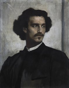 Autoportrét, 1873 od Anselm Feuerbach