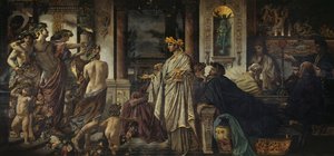 Druhá verze sympozia, cca 1871-1874 od Anselm Feuerbach