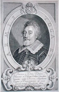 Frans van Donia († 1651) z „Portraits des Hommes Illustres“, ryl Petrus de Iode, vydáno 1706 (rytina)