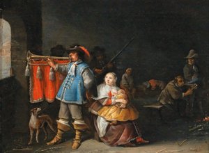 Interiér strážnice od Anthonie Palamedesz.