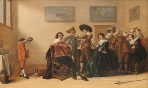 Veselá společnost v pokoji, 1633 od Anthonie Palamedesz
