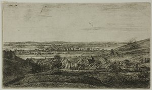 Město v údolí od Anthonie Waterloo