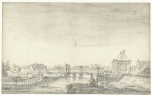 Třetí Heiligewegspoort v Amsterdamu od Anthonie Waterloo