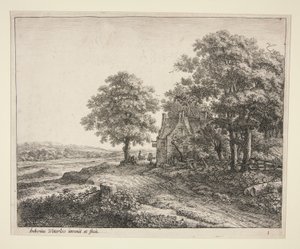 Velká lípa před od Anthonie Waterloo