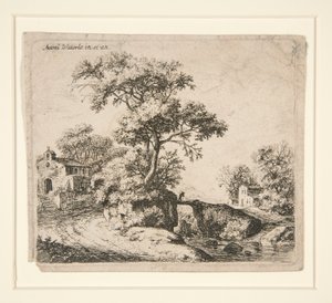 Kaple se schody od Anthonie Waterloo