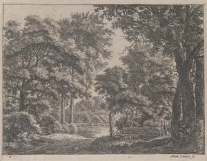 The Trimmed Groves, 17. století. od Anthonie Waterloo