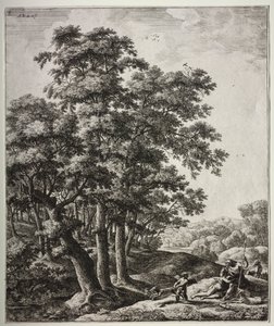 Venuše a Adonis. od Anthonie Waterloo