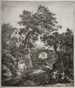 Zipporah obřezává svého syna. od Anthonie Waterloo