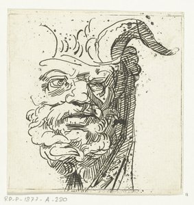 Hlava satyra od Anthonie van den Bos