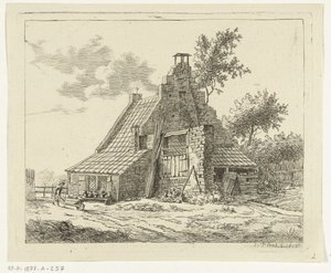 Zřícenina domu Snaatburg v Maarssenu od Anthonie van den Bos