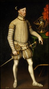 Maxmilián II. Habsburský - Portrét císaře Svaté říše římské Maxmiliána II. Rakouského (1527-1576) od Antonise (Anthonis) Mor (asi 1517-1577)