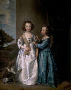 Portrét Elizabeth a Philadelphia Wharton od Anthony van Dyck