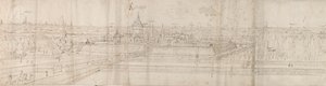 Pohled na palác Cantecroy poblíž Antverp a okolní krajiny, 1557-58 od Anthonis van den Wyngaerde