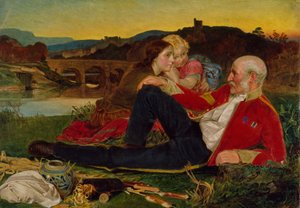 Podzim, kolem 1860-62 od Anthony Frederick Augustus Sandys