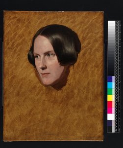 Paní Sandysová, umělcova matka, koncem 40. let 19. století od Anthony Frederick Augustus Sandys