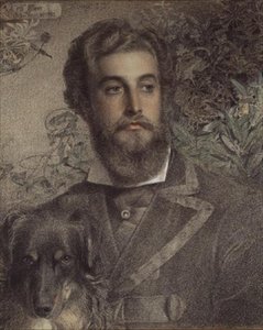 Portrét Cyrila Flowera od Anthony Frederick Augustus Sandys