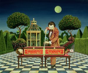 Moonlight Magician, 1979 (akryl na palubě)