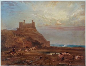 Zámek Harlech, 1820 od Anthony Vandyke Copley Fielding