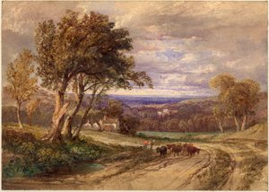 Lanercost Priory od Anthony Vandyke Copley Fielding