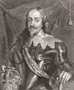 Král Karel I., král Anglie, Skotska a Irska. od Anthony van (after) Dyck