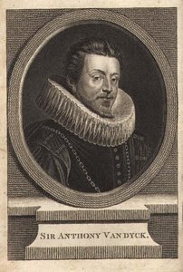 Sir Anthony van Dyck (1599-1641) (rytina) od Anthony van (after) Dyck