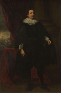 Portrét mužského člena rodiny Van der Borcht od Anthony van Dyck (follower of)