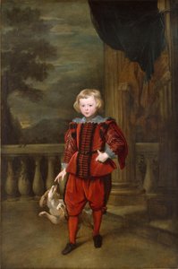 Chlapec stojící na terase od Anthony van Dyck