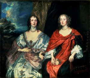 A. Dalkeith (hraběnka Mortonová) a Ladykirk od Anthony van Dyck