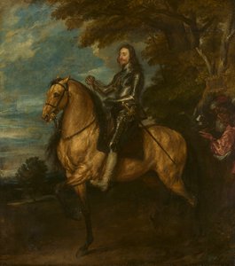 Karel I. (1600-49) na koni od Anthony van Dyck