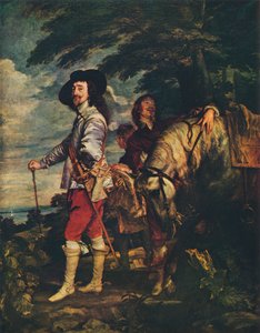 Karel I. na lovu, c1635 od Anthony van Dyck