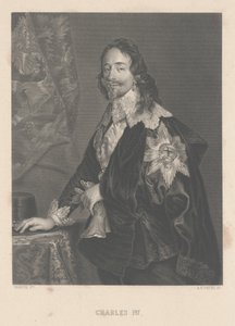 Karel I., vyryl A.H. Payne od Anthony van Dyck