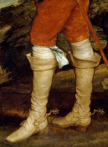 Karel I. na lovu, Anthony van Dyck (1599-1641), detail od Anthony van Dyck