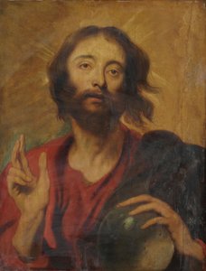 Kristus jako Spasitel světa od Anthony van Dyck