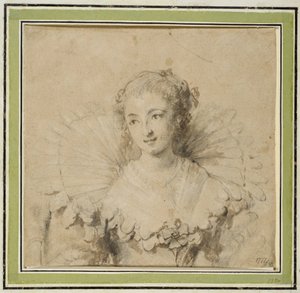 Portrét dámy od Anthony van Dyck